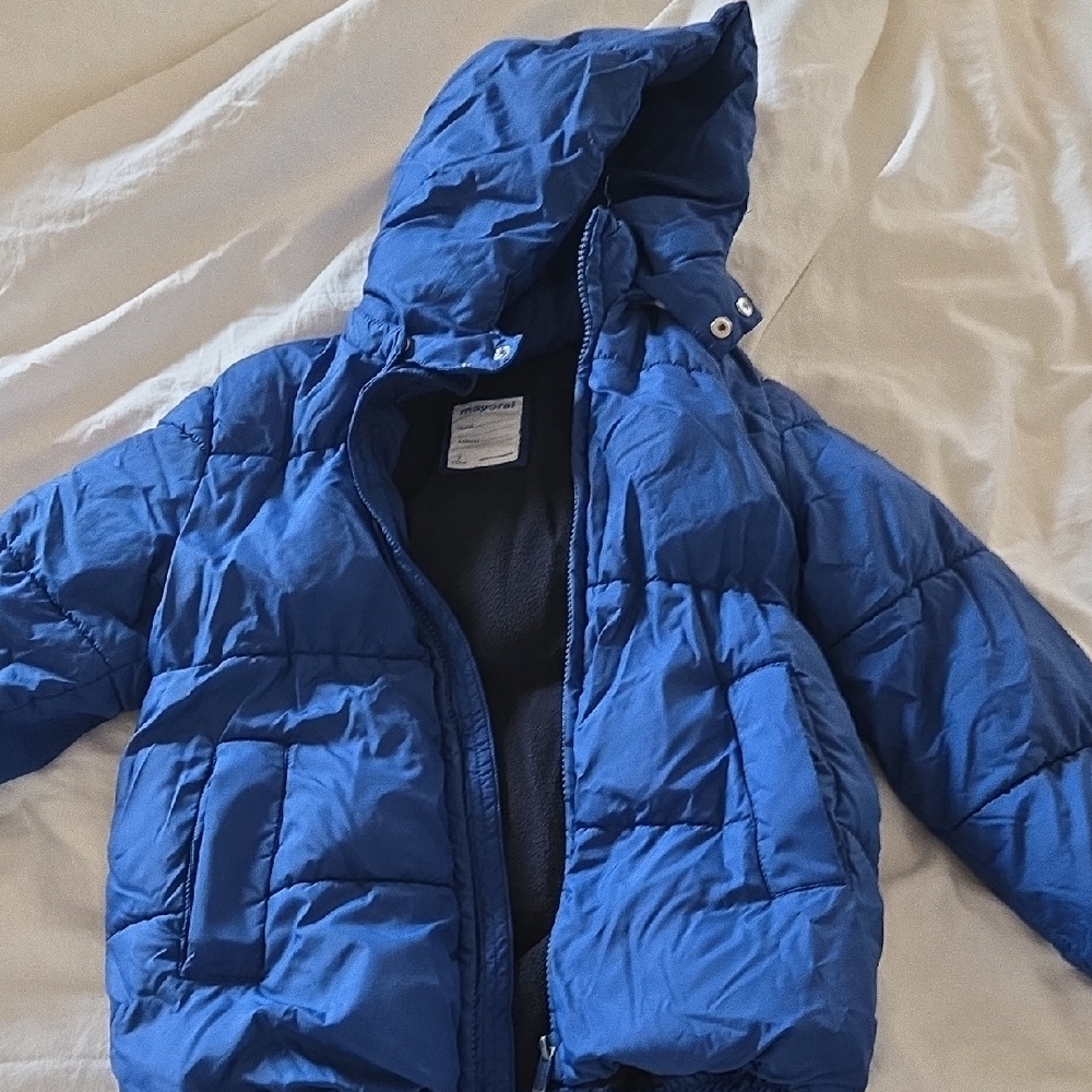 Mayoral Royal Blue Kids Puffer Jacket